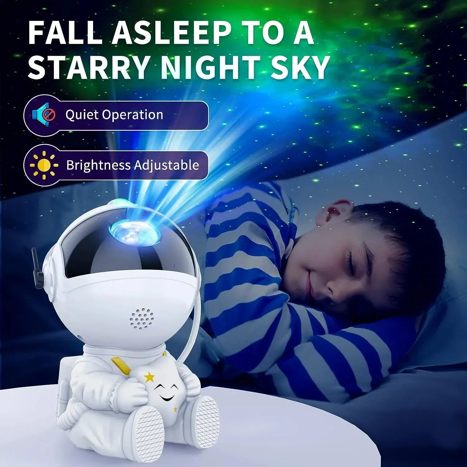 Astronaut Galaxy Projector Star Projector Galaxy Night Light Space Buddy Projector with Nebula Remote Control for Bedroom home