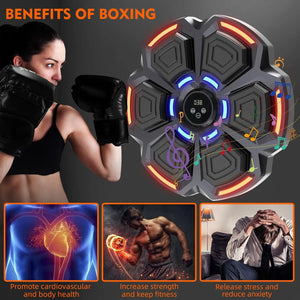 Intelligent Music Boxing Machine, Electronic Boxing Trainer, Music Workout Machine With 9 Speeds Punching Machine for Adults