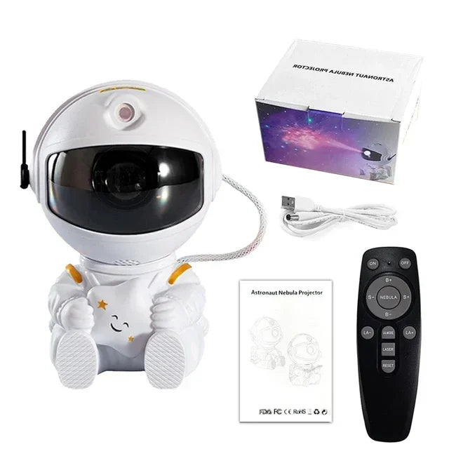 Astronaut Galaxy Projector Star Projector Galaxy Night Light Space Buddy Projector with Nebula Remote Control for Bedroom home